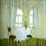 Tapestry from series "On plain's grass". 1993. Wool.