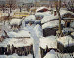 "Winter yard". 1989. 