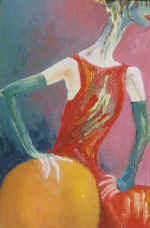 Flamenco. 3147. MDF, oil.1995.