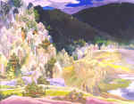 Mountain in spring. 1984.