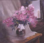 "Flaxs" canvas, oil, 50x60. 1989.