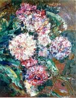 "Flowers". Canvas, oil. 4050 1995