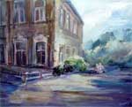 "House on Vyner St.". Canvas, oil. 4050 2001