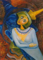 The Drawling Echo of Times. 5540. Canvas, oil. 1996