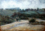 "Flood after rain". 2001. Canvas. Oil.