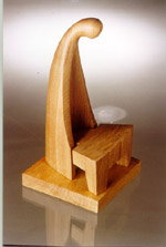 Chair #7 - 2001 from the "Centaurs" series. Ash, oak 30.015.015.0