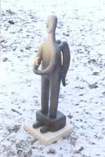 Chained angel. Ceramics. 855040 . 1997.