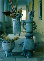 Decorative composition. Ceramics. 1995.