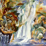Христос, идущий по водам 1983, 99*99, х.м.