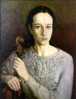 Портрет Маши. Х., масло. 1999.
