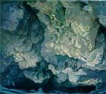 В кунгурской ледяной пещере. Х.,м. 140*150. 1973.