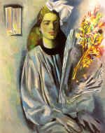 Портрет Н.Преображенской. Х.,м. 100*80 1997