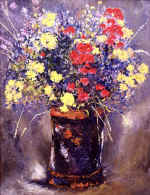 "Полевые цветы", х.м. 67х51, 1994г.
