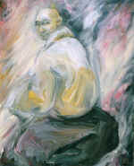 "Портрет камня: яшма" (из серии "Камни помнят") 50х40 холст, масло. 1998г.