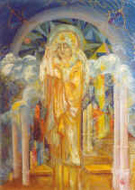 Ангел-хранитель. 55х40. Х.масло, 1996
