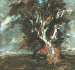 Two trees. 1993. Canvas, oil. 59х63