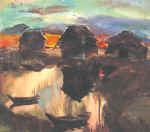 Evening. 1996. Canvas, oil. 51х57