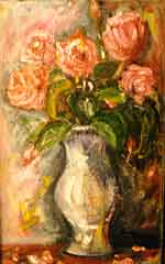 Розовые розы, 62х40, орг., м. 1997