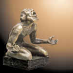 "Iov". Bronze, serpentine, 1996. 29х33х19