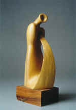 The Wound (1999), walnut, mahogany, 20.4 x 6.3 x 8.8 cm